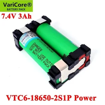 VariCore 5V/7.4 V 18650 VTC6 2S1P 8.4 V 3000mAh 20 ampérov 3A Pre bezdrôtové Skrutkovač batérie DIY zvaru batérie