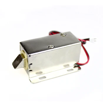 DC12V elektromagnetický ventil lockMini elektrického zámku súbor kabinetu zámok, skrinka na odkladanie vecí zámok elektrický skrutka zámok malé zásuvky, elektronická