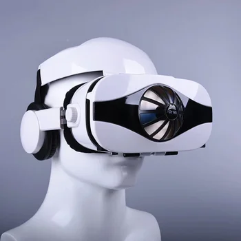 Virtuálna Realita 3D VR Headset Inteligentné Okuliare Prilba Pre Mobilné Telefón Smartphone 6,3 Cm Objektívy, Ďalekohľady S Regulátor