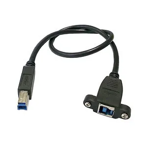 Jimier CY Kábel, Super Rýchlosť USB 3.0 Zadný Panel Mount Žena na Muža B Typ Predlžovací Kábel 0.5 M