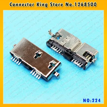 10X DC Napájací Konektor Micro USB 3.0 Port Konektor Zásuvka pre netbook/MP5 /mobile MICRO USB 3.0 na ONDA V989 USB Konektor Nabíjania,MC-224