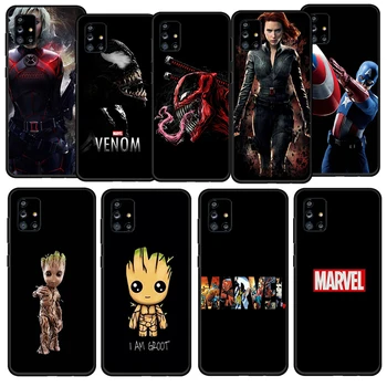 Marvel Avengers Hrdina od Loki software Pre Samsung Galaxy A52S A73 A72 A71 A51 A52 A12 A32 A21S 5G TPU Mäkké Silikónové Čierne Telefón Prípade Fundas